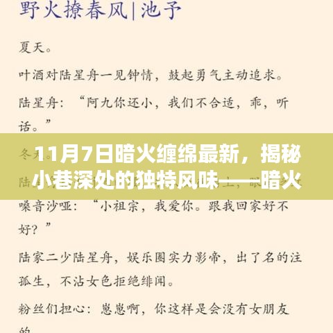 揭秘小巷深处的独特风味，暗火缠绵特色小店的秘密