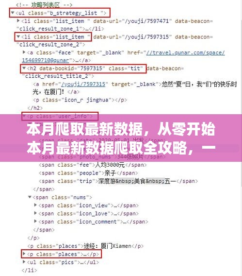 本月最新数据爬取全攻略，从零开始，轻松掌握数据爬取技能