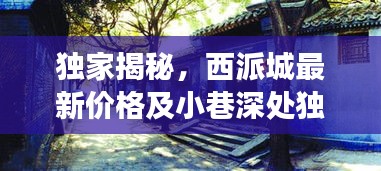 独家揭秘，西派城最新价格及小巷深处独特风味小店探秘之旅（11月报道）