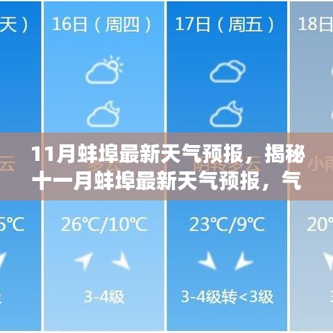 揭秘十一月蚌埠气象变化，最新天气预报及应对策略