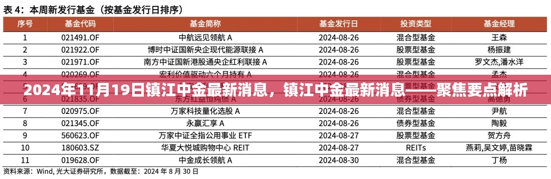 镇江中金最新消息解析，聚焦要点，洞悉未来发展趋势（2024年11月19日）