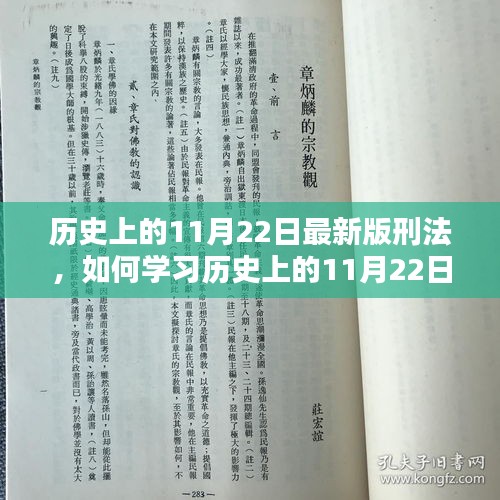 详细步骤指南，如何学习历史上的最新版刑法（11月22日版）