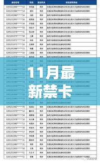 11月最新禁卡表下的深度探析与观点探析