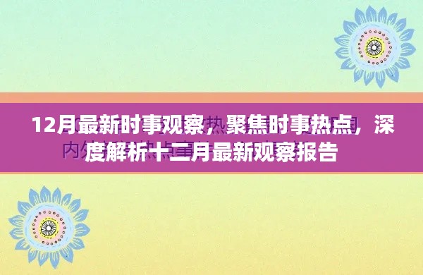 十二月时事热点深度观察报告，最新时事分析与解读