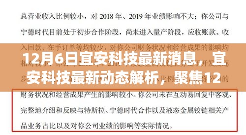 聚焦宜安科技最新动态，探寻发展之路于十二月六日更新解析