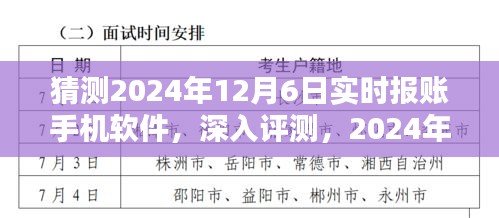 深度评测，2024年12月6日实时报账手机软件全面介绍与使用指南