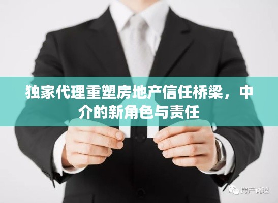 独家代理重塑房地产信任桥梁，中介的新角色与责任