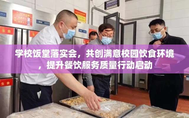 学校饭堂落实会，共创满意校园饮食环境，提升餐饮服务质量行动启动