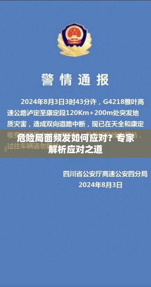 危险局面频发如何应对？专家解析应对之道