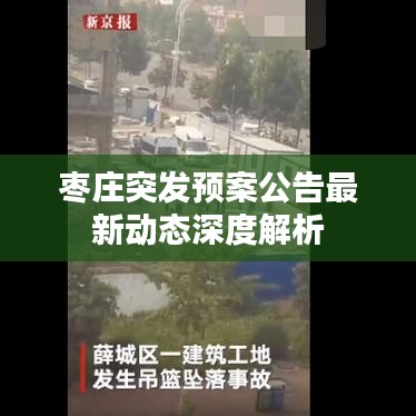 枣庄突发预案公告最新动态深度解析