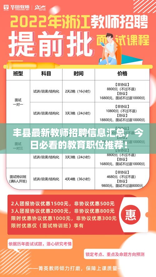 丰县最新教师招聘信息汇总，今日必看的教育职位推荐！