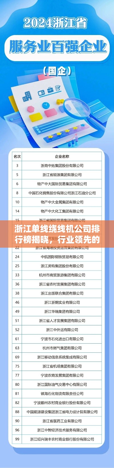 浙江单线绕线机公司排行榜揭晓，行业领先的几家企业！